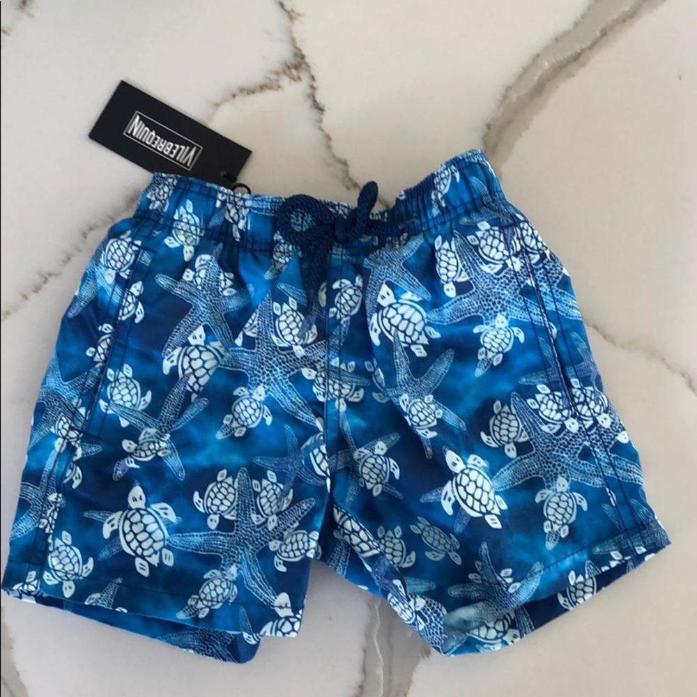 New with tags. Vilebrequin boy swim shorts.